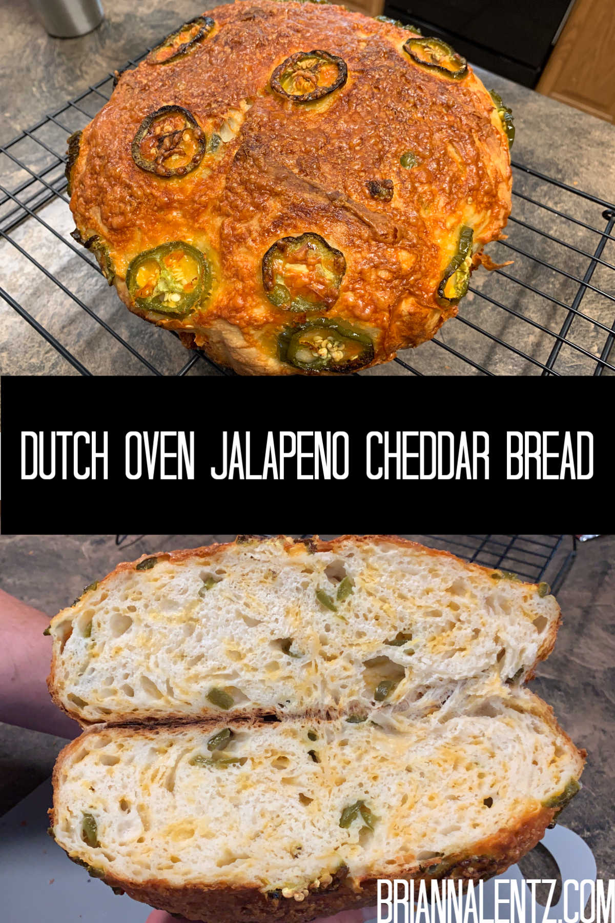 Dutch Oven Jalapeno Cheddar Cheese Bread Brianna Lentz